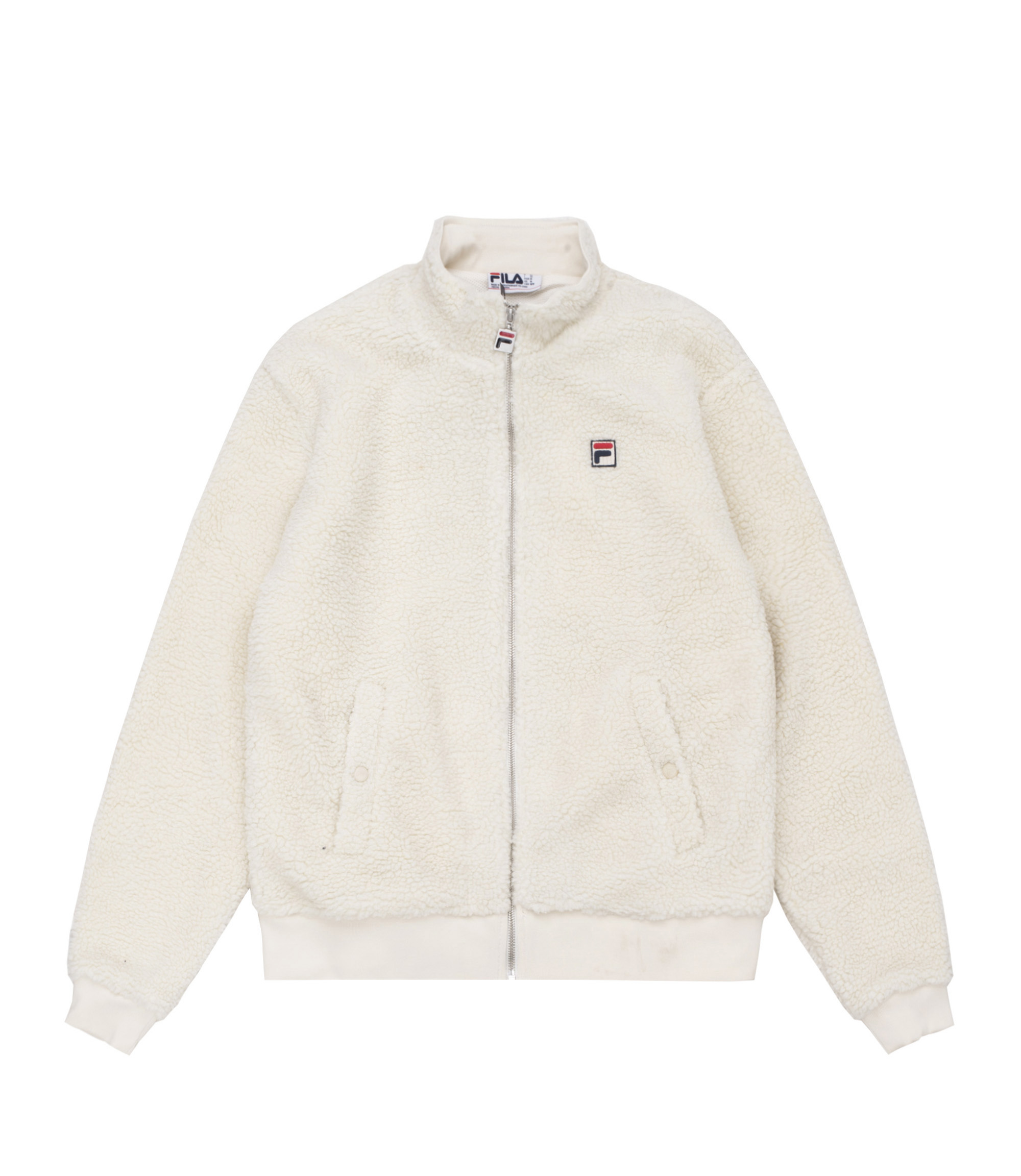 fila finch batwing sherpa zip through
