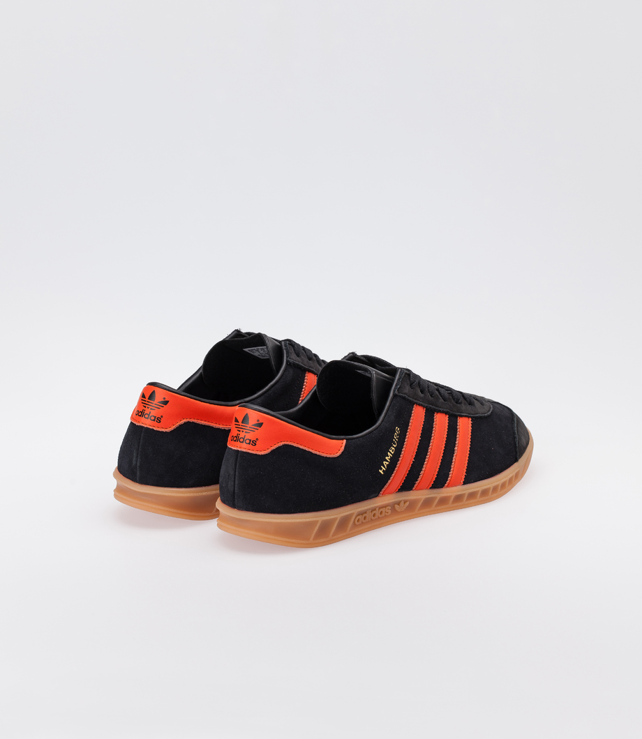 adidas hamburg black and orange size 9 adidas hamburg black and orange size 9