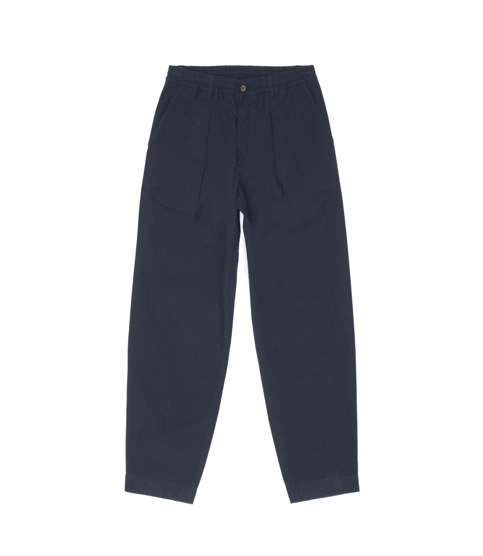 Shop Universal Works Pleated Track Pant Ripstop Navy at itk online store