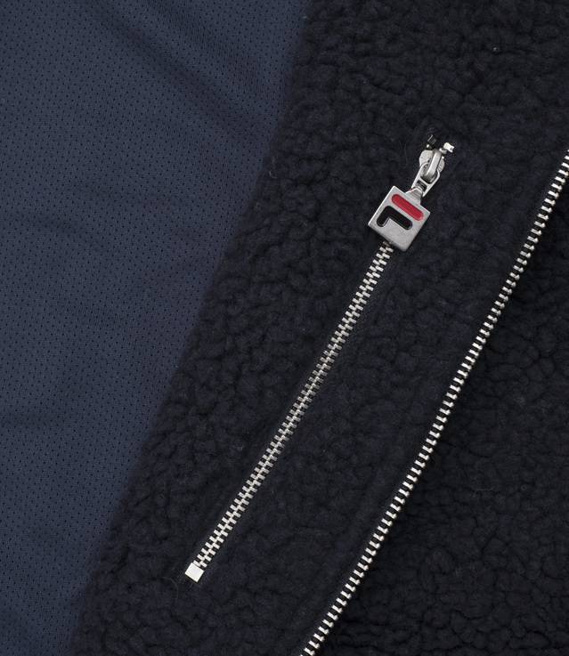 fila finch batwing sherpa zip through