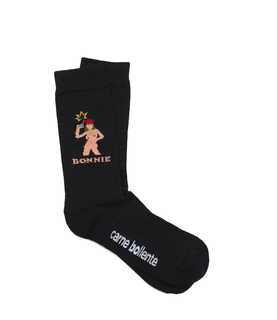 Polar Happy Sad Long Socks Brand New Black One size fits all