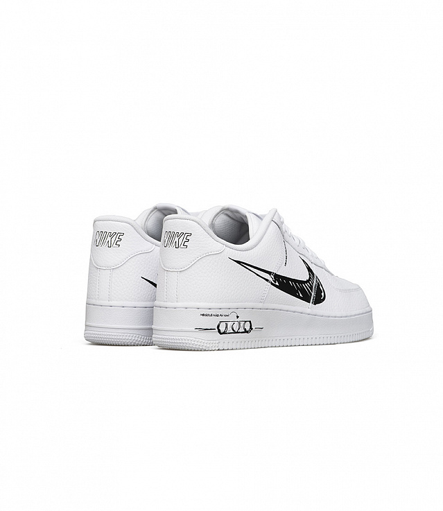 Shop Nike Air Force 1 LV8 Utility Sketch White/Black at itk online store