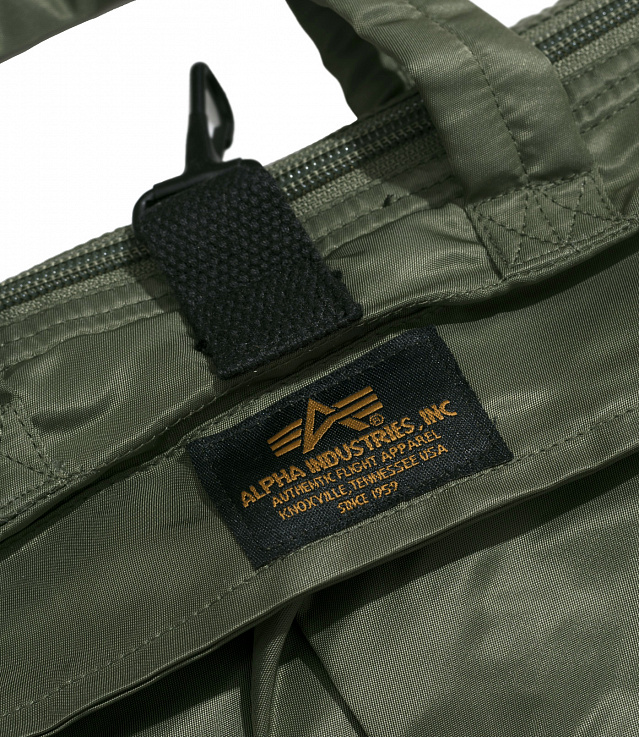 Shop Alpha Industries Helmet Bag Sage Green at itk online store