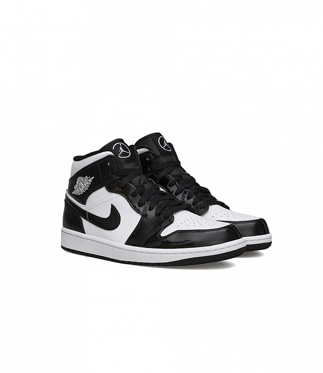 Shop Air Jordan 1 Mid Carbon Fiber AllStar Black/White at itk online store