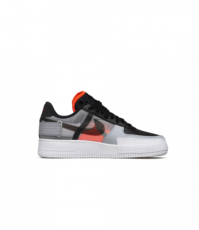 Shop Nike Air Force 1 Type Black/Hyper Crimson at itk online store